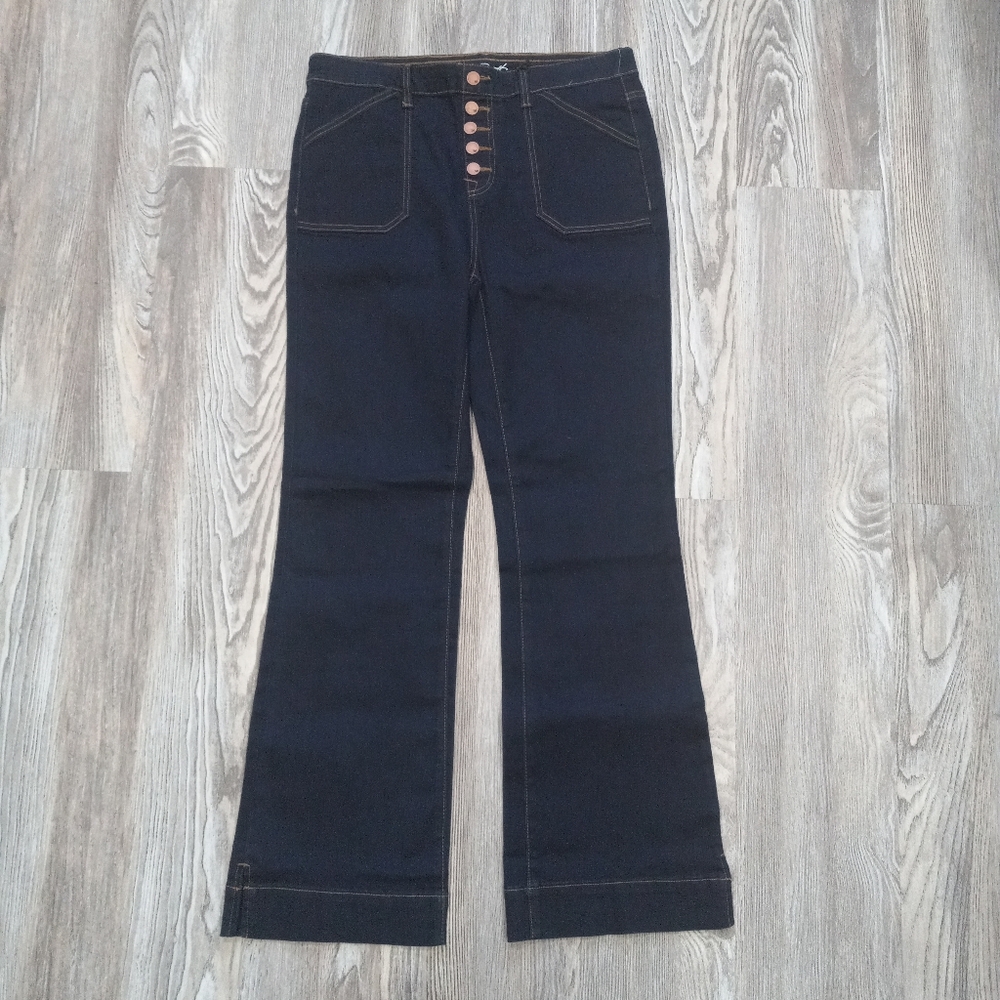 DG2 By Diane Gilman New Classic Stretch Pull-On Wide-Leg Jean